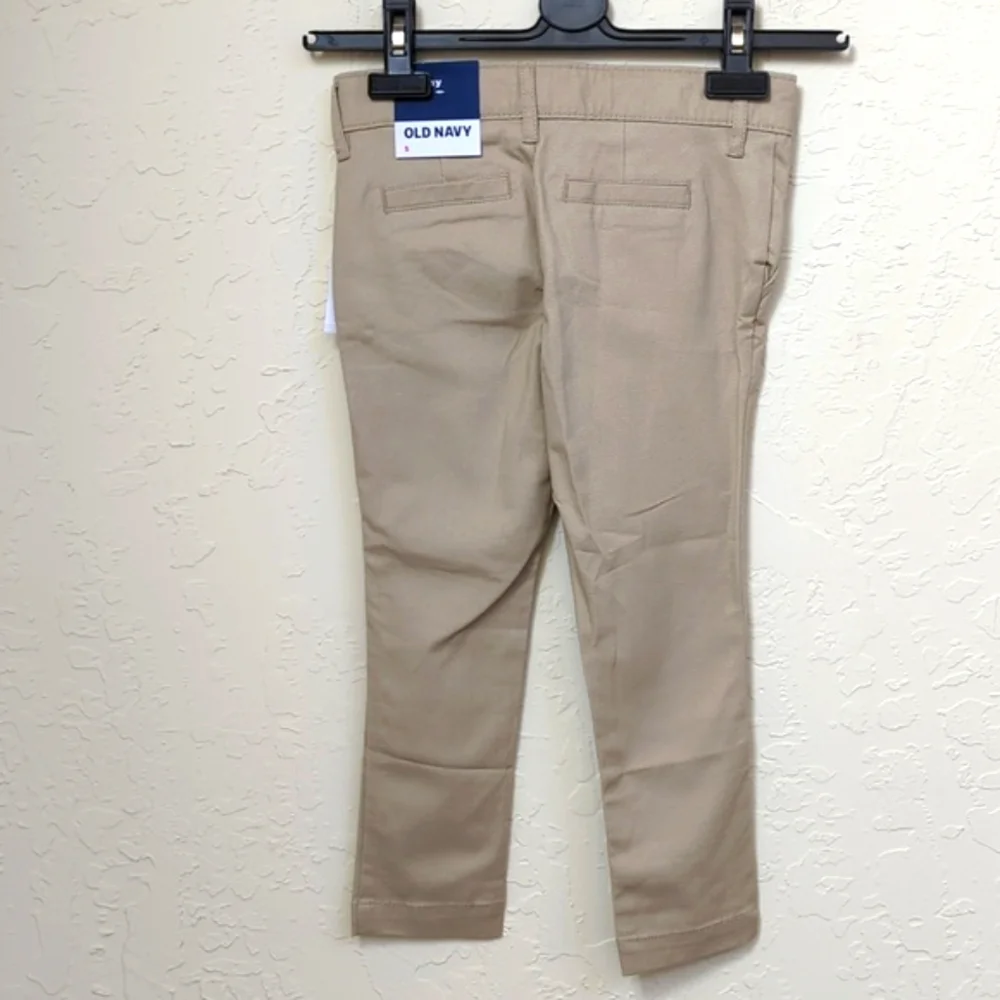 Old Navy Girls Khaki Skinny Stretch School Uniform Pants Size 5